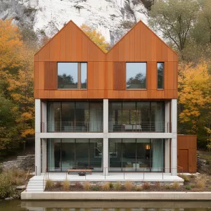 Cliffside Rust Gable Refuge