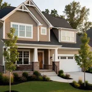 Craftsman Porch Suburban Haven