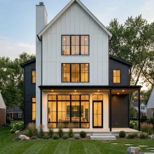 Modern Barnfront Grid Window Haven