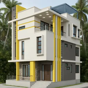 Citrine Beam Courtyard