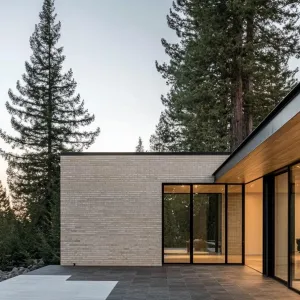 Flat Roof Enchantment: Forestside Serenity