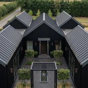 Courtyard Eclipse Barndominium Sanctuary