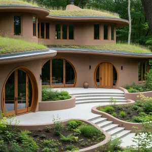 Circular Serenity: Nature’s Cozy Abode