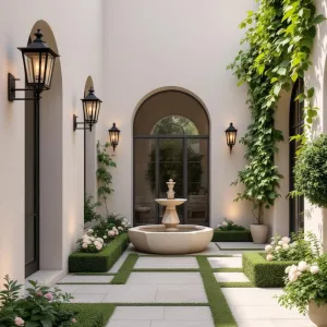Charming Oasis with Fountain Flair