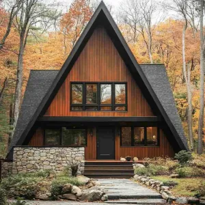 Pine-Capped Oasis: A Dreamy A-Frame Retreat