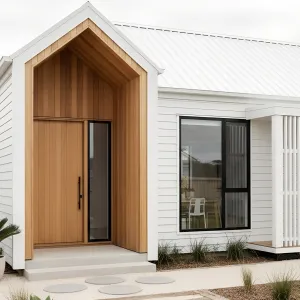 Harbor-Hewn Minimalist Barn