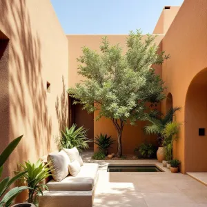 Terracotta Bliss Under Azure Skies