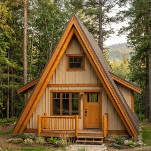 Golden Pine Peak Woodland Getaway