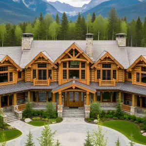 Wooden Marvel Perched on Mountain’s Edge