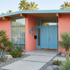 Azure Blush Desert Porch