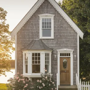 Charming Gable with a Flowery Smile