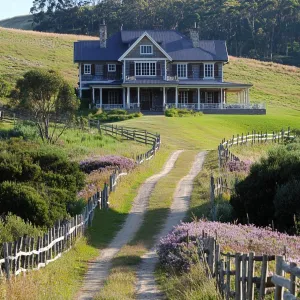 Charming Timber Dreamscape with Hilltop Charm