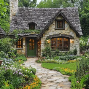 Charming Hobbit Hideaway with Stone Delight
