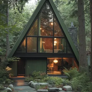 Triangular Haven: Geometry Meets Greenery