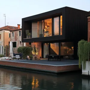 Canalfront Shadowbox Residence