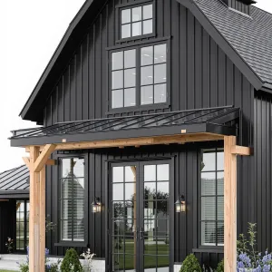 Black Barndominium Beauty