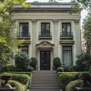 Serene Neo-Classical Haven in Nature