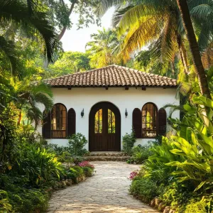 Idyllic Abode Under Sunlit Canopy
