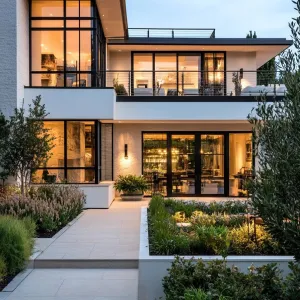 Clean Lines Glass Retreat