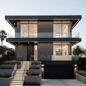 Floating Glass Terrace Modern