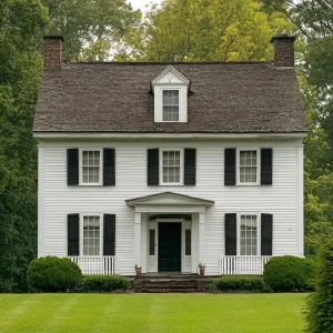 Colonial Charm With Classic Symmetry