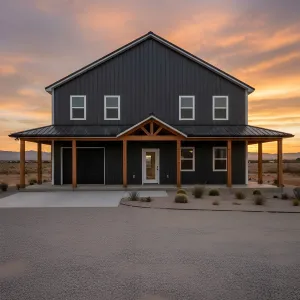 Sunset Gable Porch Barndo