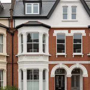 Victorian Brick Dreamscape: Archway Allure