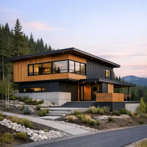 Scandi Cascade Hillside Vista House