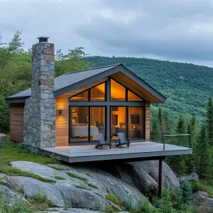 Cozy Cliffside Cabin Retreat