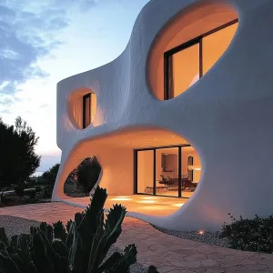Sculptural Facade Features