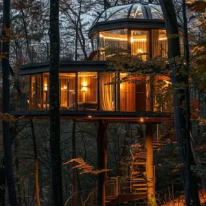 Cabin With a Rooftop Observatory