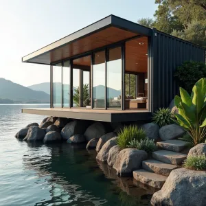 Steel Serenity by the Water’s Edge