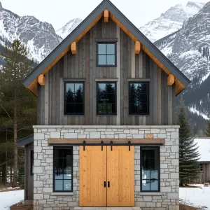 Rustic Charm Amidst Majestic Peaks