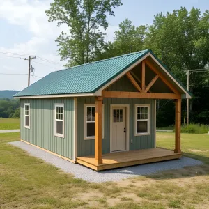 Green-Gable Porch Hideaway