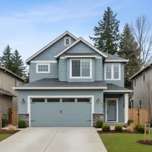 Blueboard Gable Suburban Nest