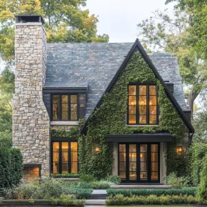 Charming Ivy-Covered European Cottage