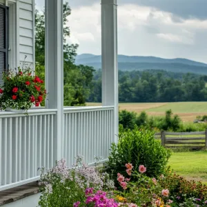 Charming Countryside Porch