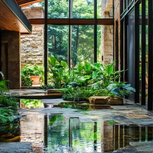 Nature’s Nook: A Splash of Indoor Magic