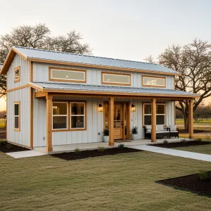 Pint-Sized Palace: Rustic Meets Chic Retreat