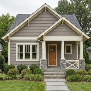 Stonewalk Porchfront Craftsman Cottage