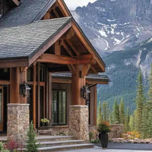 Rustic Haven Nestled In Mountain Majesty