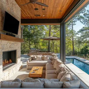 Outdoor Bliss: Spanish Mediterranean Living Space