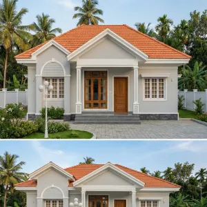 Coral Roof Courtyard Cottage Escape
