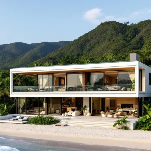 Contemporary Coastal Castle: Where Surf Meets Style