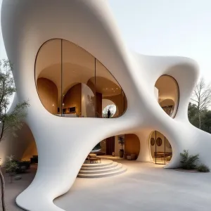 Sculpted Serenity: A Curved Symphony