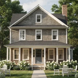 Front Porch Cedar Storybook Homestead