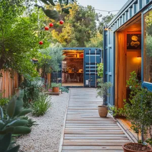 Mediterranean Courtyard Cabin