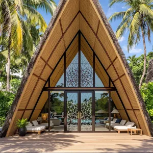 A-Frame Paradise in Palm Glory