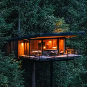 Floating Pod Cabins On Stilts