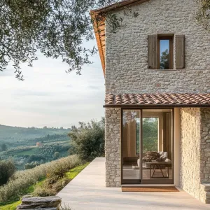 Rustic Stone Villa With Terracotta Roof